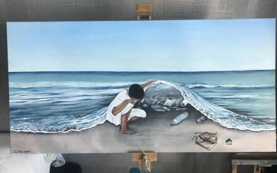 Oceans Seven Eleven Painting